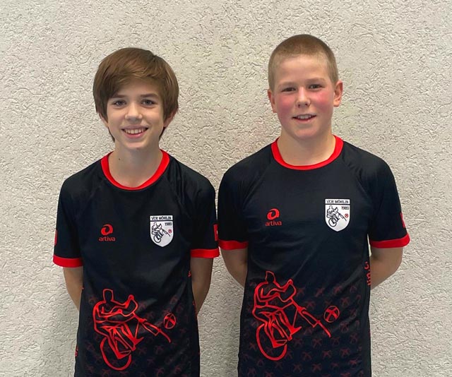 Guter Start in der U17: Jesse Zimmermann und Manuel Schneider