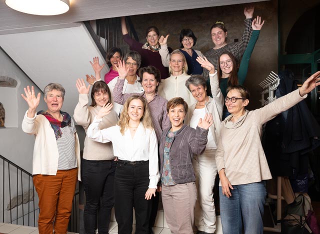  Das Team des Mentoring-Programms «Frau macht Zukunft» freut sich über den Erfolg. Foto: Susanne Seiler