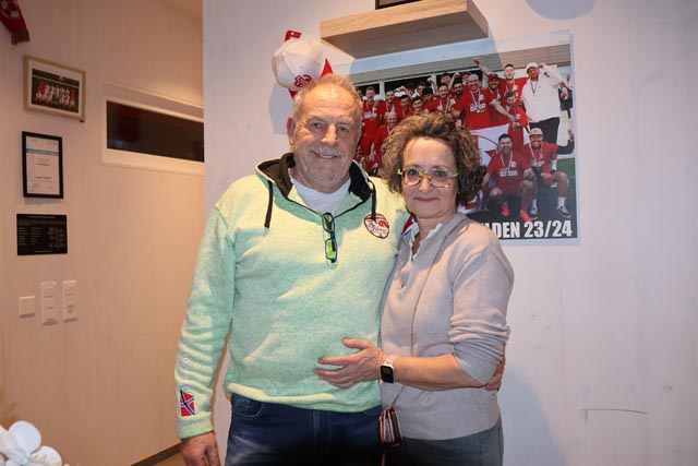 Guido und Suzan Rudin führen neu das FC-Clubahus in Wallbach. Foto: Soraya Sägesser