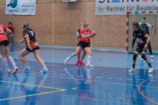 Selina Burger beim Torabschluss. Foto. zVg