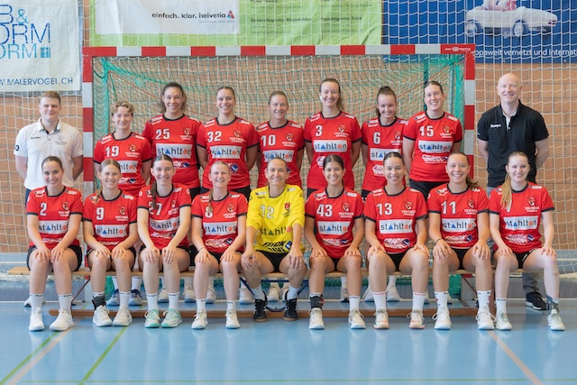 Die 1. Damenmannschaft (2. Liga) des TSV Frick Handball. Foto: zVg