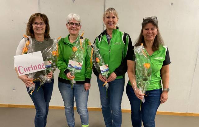 Gewürdigt wurde die Arbeit von Corinne Schreiber, Brigitta Schmid, Monika Freitag und Iris Moosmann (von links).