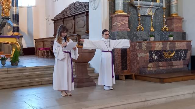 Chrüzlisegensfeier in der katholischen Kirche Frick. Foto: zVg