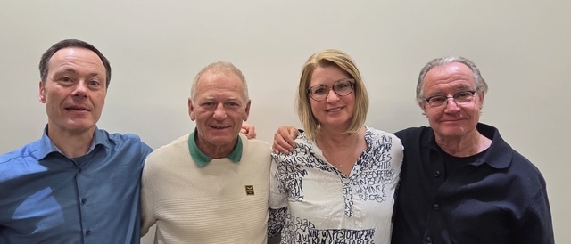 Der neue Vorstand des Tennis-Club-Kraftwerk Laufenburg (TC KWL) (von links): Timo Herbstritt (Albbruck), Daniel Lüscher (Herznach), Alexandra Novosel (Oeschgen), Christoph Grenacher (Ittenthal). Foto: zVg