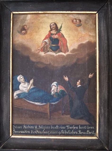 Eine der wenigen noch erhaltenen Votivtafeln im Fricktal (Herznach). Foto: © Linus Hüsser