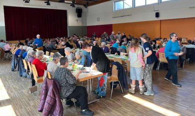 Begehrt waren die Spaghetti mit vier verschiedenen Pasta-Saucen.