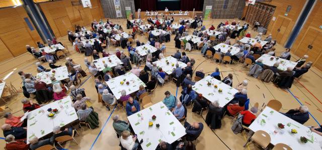 Beeindruckende Beteiligung an der Mitgliederversammlung des Vereins Senioren für Senioren Möhlin. Foto: zVg