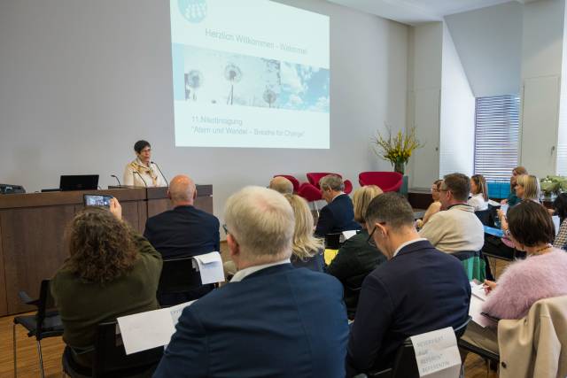 Susann Koalick, Präsidentin des Forum Nikotinprävention und Beratung Schweiz (FNBS), berichtet aus 27 Jahren Nikotinberatung. Foto: Barmelweid