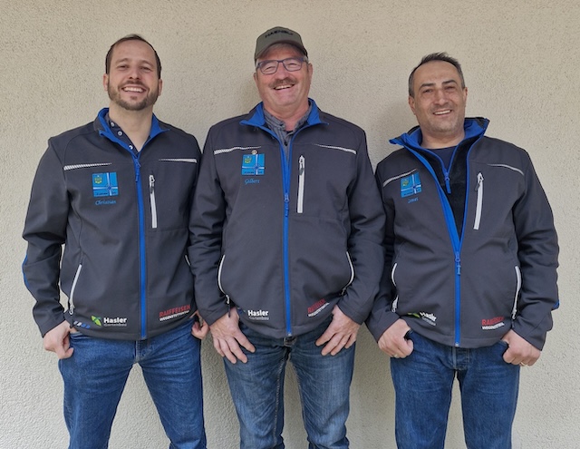 Das Gewinnertrio (von links): Christian Binkert, Gilbert Binkert und Ismet Gürbüz- Foto: zVg