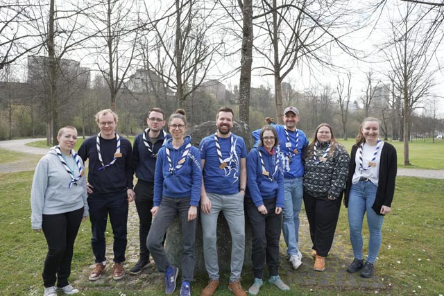 Vorstand in neuer Zusammensetzung (Ramona Wildi vo Thila, 1. von rechts; Fay Dittli vo Loqua, 1. von links). Foto: zVg