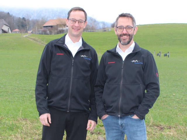 Christoph Hagenbuch, BVA-Präsident, und Geschäftsführer Ralf Bucher (rechts). Foto: zVg