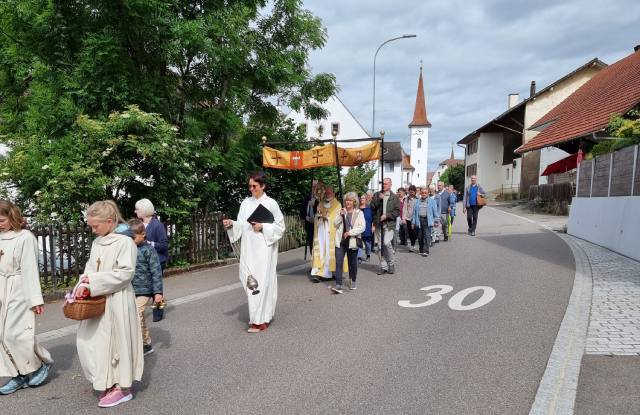 Fronleichnam in Oeschgen. Foto: zVg