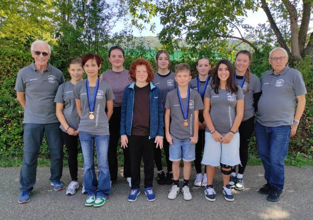 Robert Keller, Aline Kuhn, Jessica Oeschger, Nina Staudacher, Marc-Philipp Bürgi, Selina Erdin, Max Schraner, Anja Erdin, Emily Keller, Fiona Kitanovic und Werner Erdin