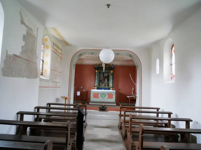 Das Innere der St.-Margaretha-Kapelle. Foto: Michael Gottstein