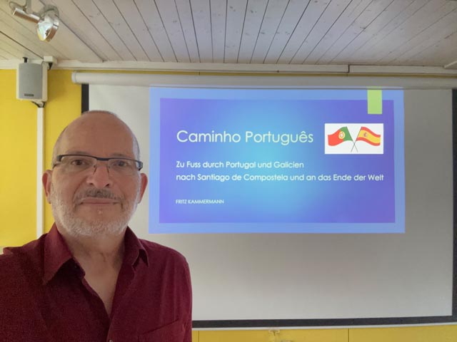 Fritz Kammermann erzählte vom Weg durch Portugal und Galicien. Foto: zVg
